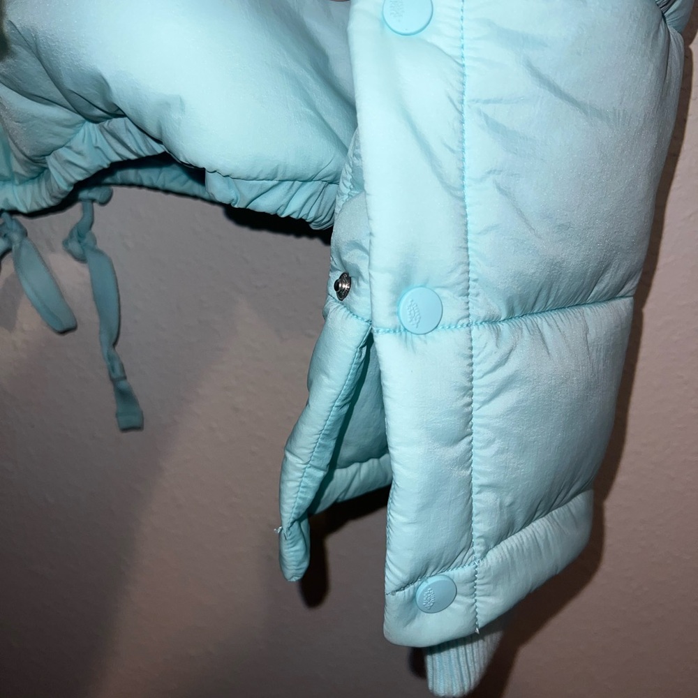 #875 Free People Movement High Frequency Cropped Puffer Jacket Small - Picture 8 of 9